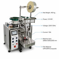 Machine d'emballage robuste à double disque pour le comptage, ensacheuse automatique de vis et de fixations, alimentateur vibrant VFFS, 68 sacs/minute