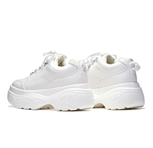 <strong>Womens</strong> Shoes Casual Shoes for <strong>Women</strong> Platform <strong>Heel</strong> Thicker Sole Sneakers WHITE CHUNKY BUBBLE <strong>TRAINERS</strong> - Product Image 4