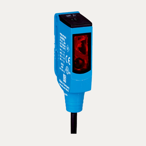 S ICK <b>Diffuse</b> Photoelectric Sensor WTB9-3N1161 , Rectangular, Cable Connection, NPN Output, Pin Point <b>LED</b> Light Source - Product Image 4