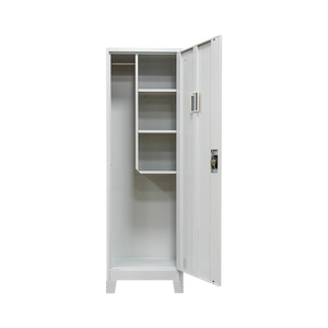 Gabinete moderno de acero para el hogar, fregona de <span class=keywords><strong>Metal</strong></span>, casilleros de escoba, gabinete de limpieza del personal con patas - Product Image 1