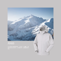Veste softshell imperméable coupe-vent doublée polaire style montagne pour couple, idéale pour la randonnée hivernale