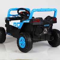 Voitures à pédales pour enfants, véhicule électrique à batterie 12V avec télécommande, lumières LED et musique, jouet à pédales pour tout-petits