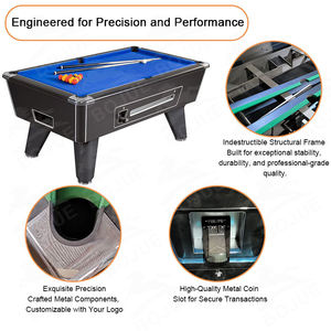 Chất lượng cao Mesa de billar trò chơi giải trí thương mại 7ft 8ft <span class=keywords><strong>billiard</strong></span> bảng đồng tiền hoạt động bảng hồ bơi với các phụ kiện - Product Image 4