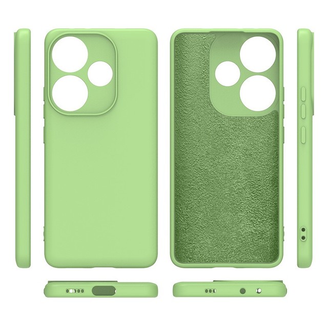 Original TPU Shockproof Liquid Silicone Protective Back Cover Phone Case for Redmi A3 Note 14 Pro Plus 5G Note13 Note12 14C 13C