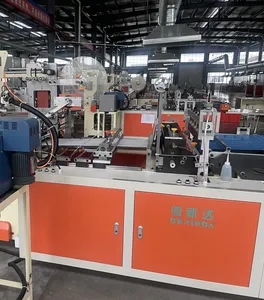 Máquina para fabricar bolsas de mensajería de plástico de Taiwán, cinta adhesiva de fusión en caliente, máquina para fabricar bolsas de sellado lateral