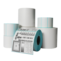 Papier d'étiquettes codes-barres thermique directe autocollant blanc 50mm 30mm 1000 feuilles, multi-usages, sensible à la chaleur