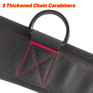 Cinturón de Levantamiento de Pesas con 3 Mosquetones de Cadena Reforzados, Diseño Autoblocante, Cinturón de Gimnasio de Alta Capacidad de Carga <span class=keywords><strong>para</strong></span> Entrenamiento de Sentadillas - Product Image 6