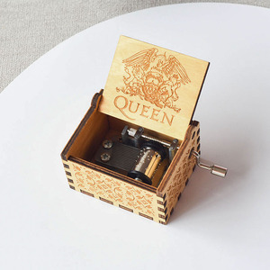 Venta caliente de mini de la mano de madera manivela <span class=keywords><strong>caja</strong></span> de música para regalos - Product Image 5