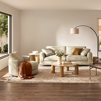 Fauteuil d'appoint pivotant sculptural [Contact Cuir pleine fleur] Fauteuil moelleux extra large pour la détente, style moderne et minimaliste pour chambre et salon