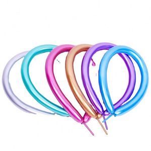 Ballons longs de qualité supérieure 180g 260 couleurs chromées pour Noël, Pâques, fêtes, 100 pièces par sac - Product Image 4