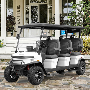 รถกอล์ฟไฟฟ้า Tao Motor 2025 ดีไซน์ใหม่จากจีน 6 ที่นั่ง แบตเตอรี่ลิเธียม 48V มอเตอร์ 5KW ความเร็ว 30-50 กม./ชม. คุณภาพสูงสำหรับการใช้งานทั่วไป - Product Image 1