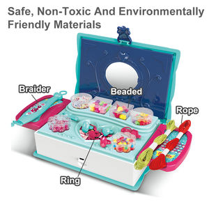 ชุดของเล่น KSF 3 in 1 สมุด<span class=keywords><strong>วาด</strong></span>ภาพวิเศษ & ชุดทำเครื่องประดับ DIY ของเล่นพลาสติกแฟชั่นสำหรับเด็กผู้หญิง ของขวัญ - Product Image 5