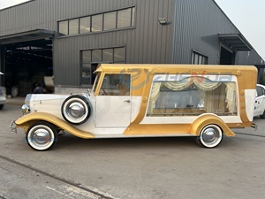 Classic Funeral Hearse Horseless Carriage High Luxury Electric Funeral Vehicle Funeral Hearse for Sale Special Transportation - Product Image 3