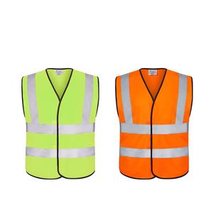 เสื้อกั๊กเด็กแบบสวมหัวแบบพกพาโลโก้ที่กำหนดเองได้สะท้อนแสงโพลีเอสเตอร์ระบายอากาศได้ดีมองเห็นได้ชัดเจน - Product Image 2