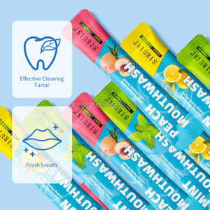 Enjuague bucal portátil de Etiqueta Privada, bolsita portátil de 10ml, lavado bucal de bolsillo, limpieza bucal, refresco bucal, Mini tira de enjuague bucal - Product Image 6