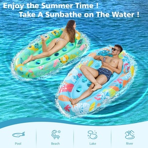 Flotador de Piscina Personalizado para Adultos, Tamaño Grande con Reposacabezas, Silla Inflable Multifuncional para Piscina, Ideal para Fiestas en la Piscina - Product Image 3