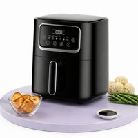 Nouvelle Conception Friteuse à Air Numérique 10L avec Certification CB CE ROHS, Contrôle Indépendant et Circulation d'Air à 360° dans la Cavité Intérieure