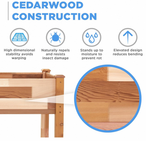 Grote houten buitenbakken verticale plantenbak voor tuinplanten, groenten & kruiden - Bloempot voor thuis - Product Image 2
