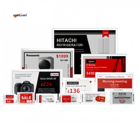 Sistema de Etiquetas de Precio Electrónicas ESL con Pantalla E-Paper de 2.4GHz y NFC Disponible, Etiquetas Digitales de Precio con Tinta Electrónica para Soluciones de Menús