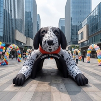 Modèle gonflable géant personnalisé, réplique d'animal, chien mascotte, tunnels pour événements sportifs, gonflables publicitaires