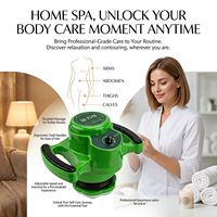 Masseur corporel électrique portatif 3-en-1, EU, ABS, acier inoxydable, têtes interchangeables, vitesse variable, vibration, amincissement magnétique