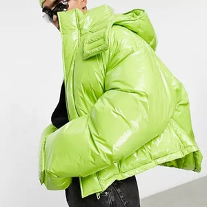 Fabrication de vestes matelassées pour hommes sur mesure de haute qualité, vestes à bulles oversize et courtes pour hommes - Product Image 1
