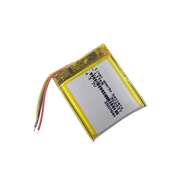 Lipo 3 Line 362937 3.7v 350mAh充電式Li Ionポリマーバッテリーパック