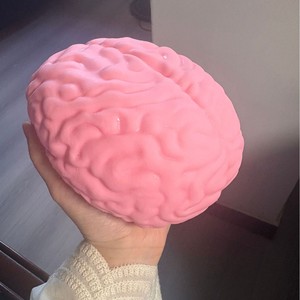 Balle anti-stress géante en forme de cerveau, jouet sensoriel réaliste et malléable à rebond lent pour soulager l'anxiété et la décompression - Product Image 2