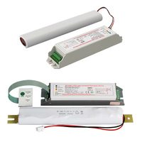 Controlador LED de Emergencia AC-DC de 12-20W con Certificación CE DF168H, Batería de Respaldo de 2 Horas y Autoprueba para Tubo T8