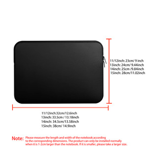 11 12 <span class=keywords><strong>13</strong></span> <span class=keywords><strong>13</strong></span>,3 14 15 15,6 16 17,3 pulgadas neopreno suave tableta portátil funda impermeable neopreno portátil funda básica - Product Image 6