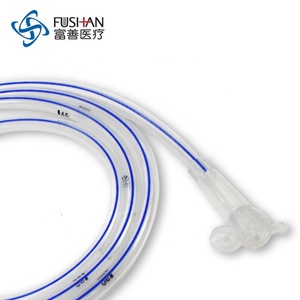 Tube d'alimentation en silicone transparent de qualité médicale 100% de classe II 6~20FR stérilisé à l'oxyde d'éthylène, emballage individuel, CE ISO13485 - Product Image 4