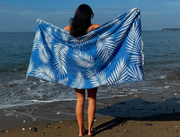 Serviette de plage turque en microfibre de haute qualité avec impression de logo, forte absorption d'eau, sans sable, personnalisable, pour toutes les saisons