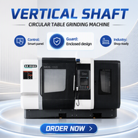 Meuleuse de surface rotative à broche verticale CNC de haute précision pour plaquettes céramiques, certifiée OEM ODM CE ISO9001