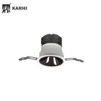 Karhi Angle Multi Couleur Baffle Haut de Gamme Réglable Inclinable 75mm Spot Encastré Led Lights Downlight Plafond Led Downlights