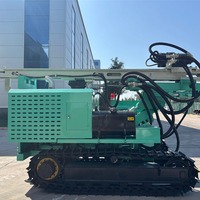 Machine solaire statique portative de conducteur de pile petite plate-forme de forage de trou de pile avec des composants de roulement de moteur de boîte de vitesse de vitesse pour l'exploitation minière