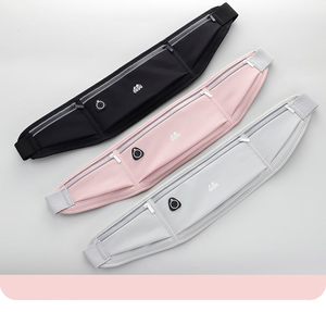 Mini sac banane de sport pour homme et femme, motif logo, imperméable, sac de taille pour la course à pied en plein air, sac invisible pour téléphone portable, sac de jogging - Product Image 6