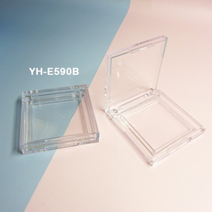 Square ABS Empty Plastic Eye Shadow Palette <b>Compact</b> <b>Mirror</b> and Blush Box Packaging for Eyebrow and Eyeshadow <b>Compacts</b> Make-up - Product Image 1