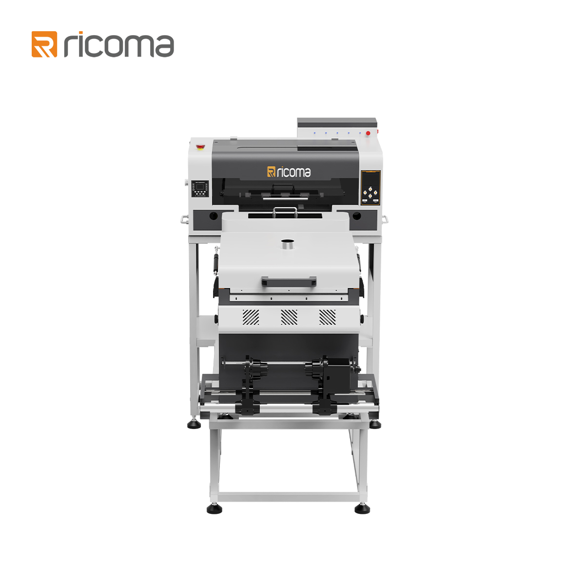 Маленький принтер ricoma DTF-1202T 300 мм подходит для студий и прост и удобен