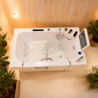 Baignoire à accès facile pour maisons de retraite Poignée de sécurité Entrée basse Siège confortable Entretien facile