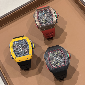 Venta Directa de Fábrica, Reloj Deportivo de Lujo con Cronógrafo Automático de Segundos Divididos, Estilo <span class=keywords><strong>RM</strong></span> 65-01, Reloj Mecánico Deportivo - Product Image 1