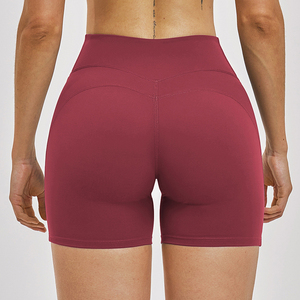 Shorts de yoga respirants <span class=keywords><strong>et</strong></span> à séchage rapide pour femmes, shorts de fitness élastiques à <span class=keywords><strong>taille</strong></span> haute pour la course à pied, la salle de sport <span class=keywords><strong>et</strong></span> les sports de plein air - Product Image 3