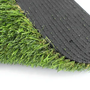Erba sintetica naturale del tappeto erboso dell'erba artificiale di abbellimento verde di prezzi all'ingrosso ad alta densità per il giardino