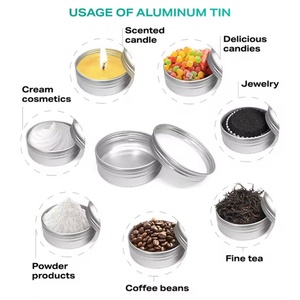Envase Cosmético de Aluminio Plateado, Tipo Lata, con Capacidad de 30ml, 60ml, 150ml, 200ml, 250ml, para Bálsamo para Barba, Crema Facial, Pestañas Postizas, con Tapa de Rosca - Product Image 5