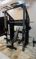 Équipement de gymnastique multifonctionnel complet qualité supérieure unisexe acier Smith Machine Squat exercice pour DY-6006 de musculation