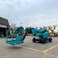 Plateforme élévatrice automotrice de 16 m de hauteur de travail, élévateur aérien 360° °   Plateforme tournante tout-terrain à flèche articulée à vendre