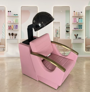 Sèche-cheveux professionnel noir sur pied pour salon de coiffure, appareil chauffant pour cheveux, mobilier de salon de beauté - Product Image 1
