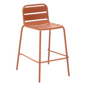 TABOURET EN ACIER AMBRÉ PHUKET - Product Image 1
