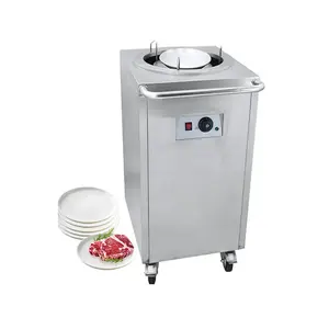 Electric heating plate warmer cabinet commercial restaurant plate warmer cart