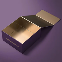Boîte à chaussures pliante avec logo personnalisé, boîte à vêtements avec couvercle à rabat magnétique, emballage de boîte cadeau haut de gamme, boîte en papier magnétique noire de luxe