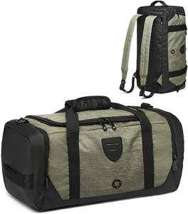 Muestra gratuita de bolsa deportiva de viaje fabricada en China con tres compartimentos ajustables para zapatos y múltiples usos como bolsa de lona de viaje - Product Image 1